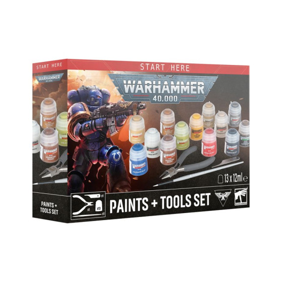 PEINTURE WARHAMMER 40,000 + SET D’OUTILS